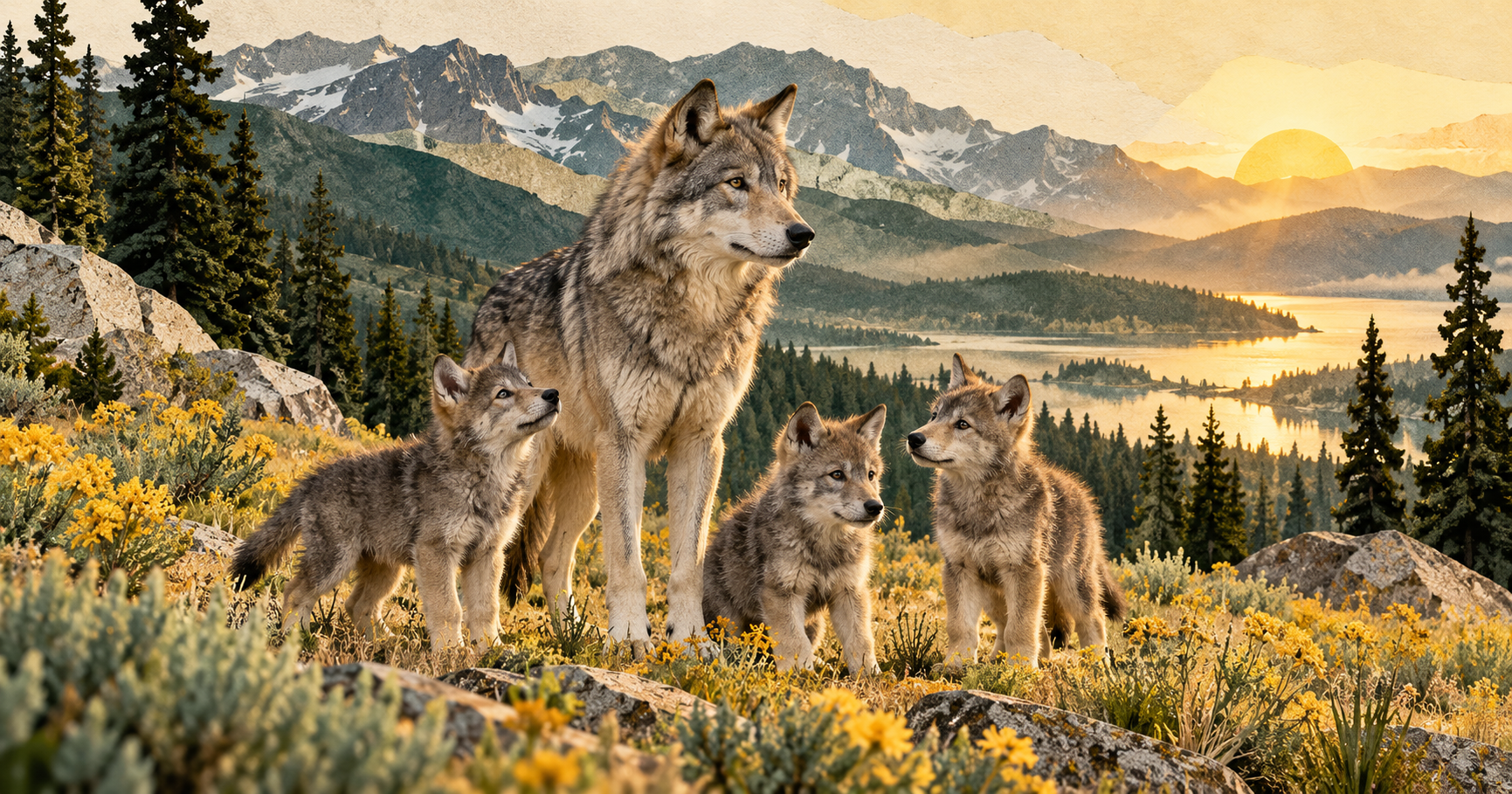 CALIFORNIA’S WOLVES JUST HAD A RECORD 42 PUPS.