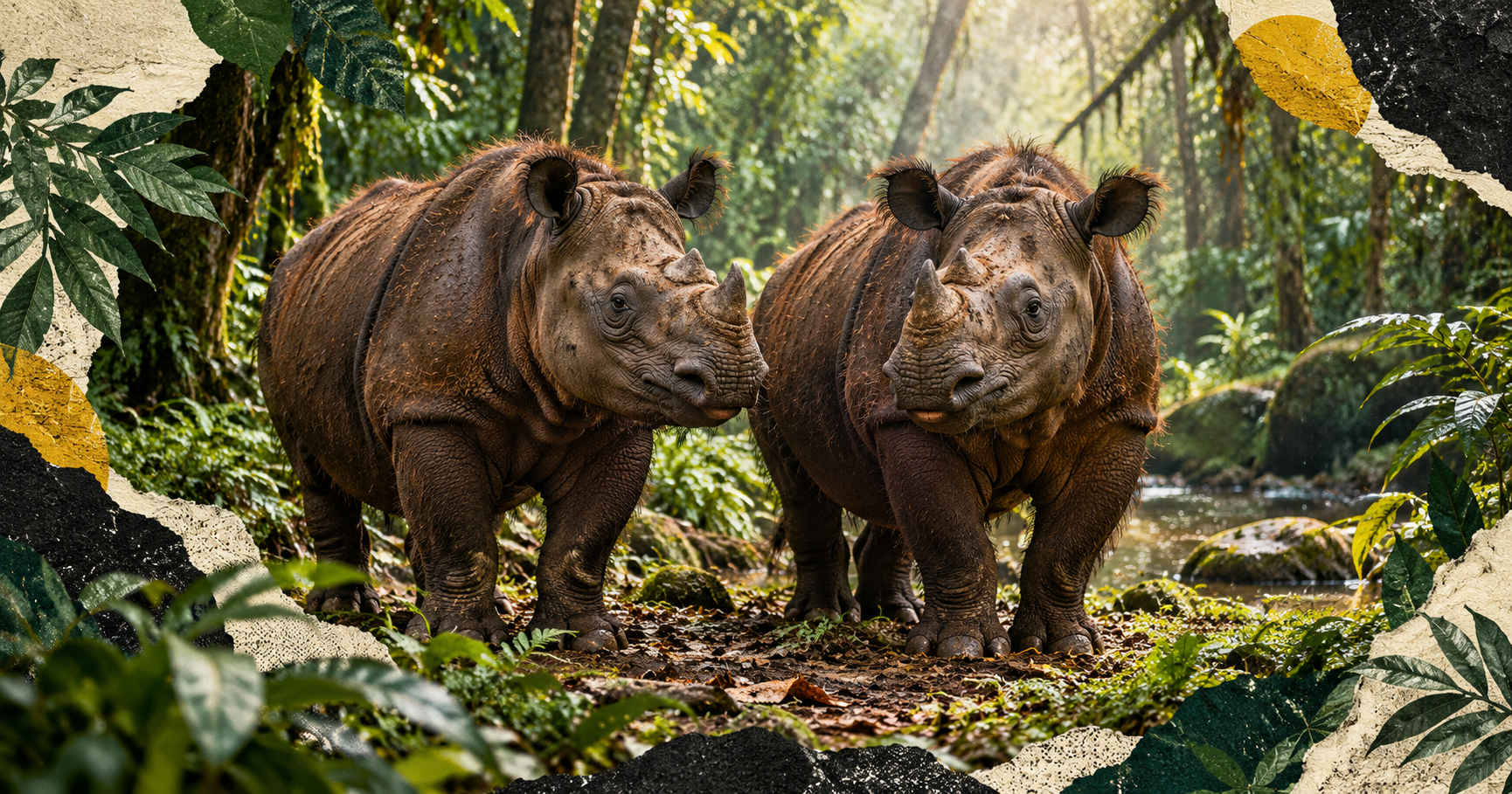 TWO OF THE WORLD’S RAREST RHINOS ARE PREGNANT.