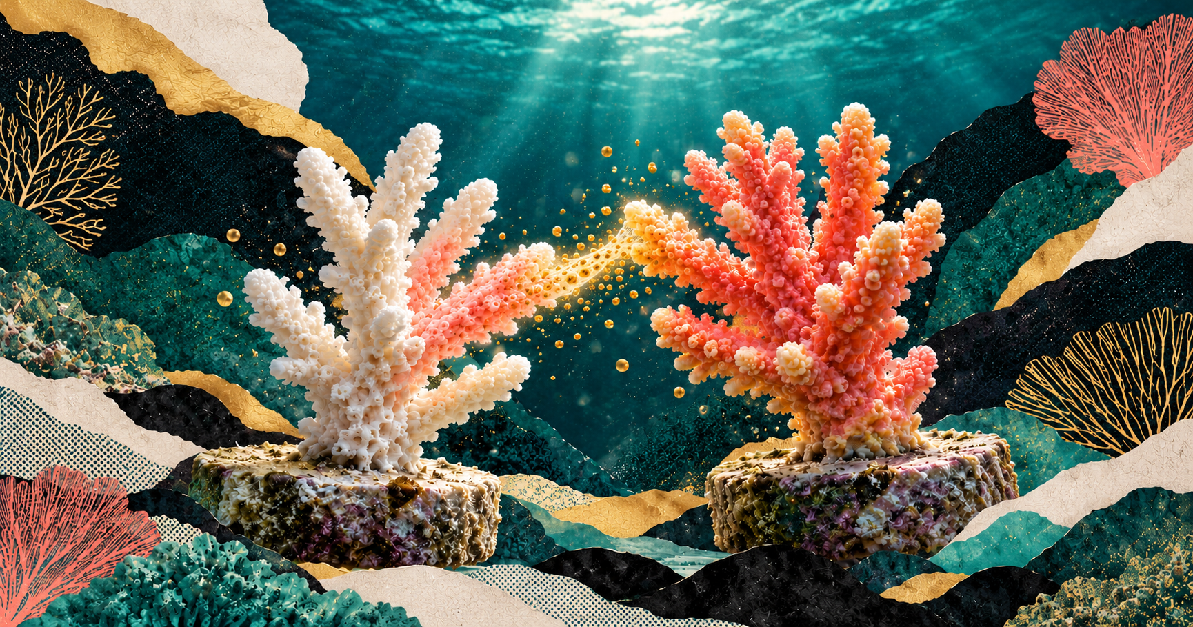 BLEACHED CORALS CAME BACK TO FULL HEALTH IN SEVEN WEEKS.